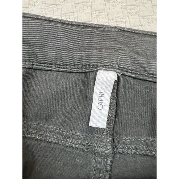 Rag & Bone Jeans For Intermix Capri Zipper Hem Slim Skinny | Olive | Size 30 - Picture 6 of 13